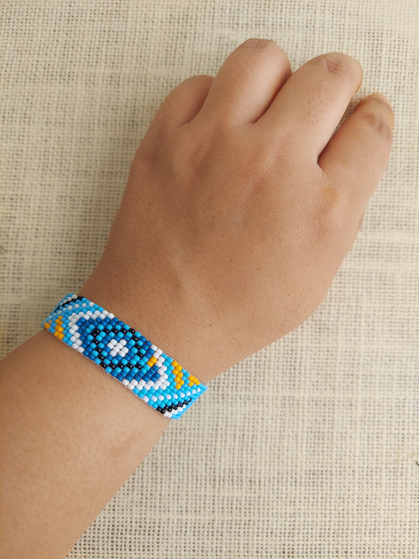 Beach Breeze Bead Loom Bracelet